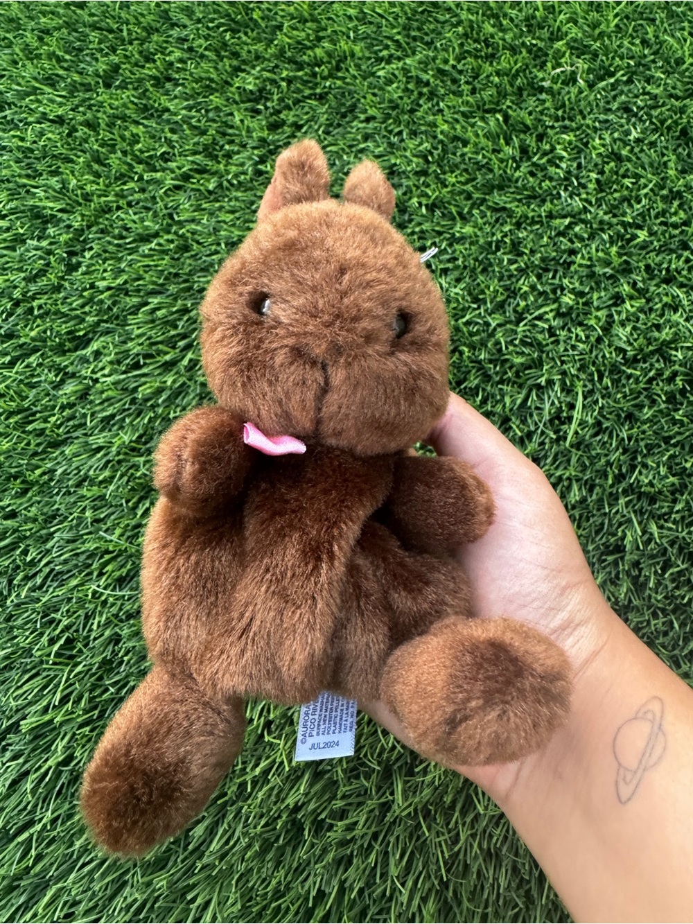 Aurora Palm Pals Richie Chocolate Bunny Discontinued. HTF